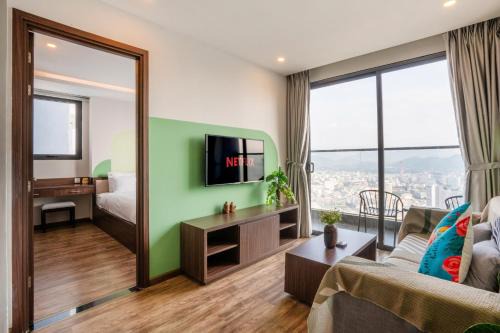 Tran Phu Beach Apartment | La Maison Virgo 2beds free gym pool