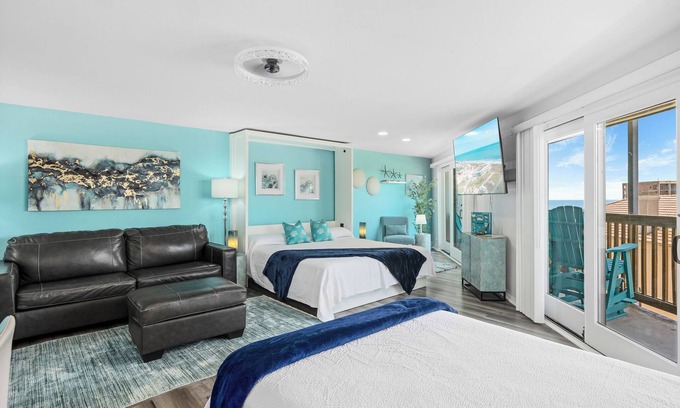 Port Aransas Condo | La Mirage Condo 340 Beachfront Condo Resort with Private Boardwalk to Beach