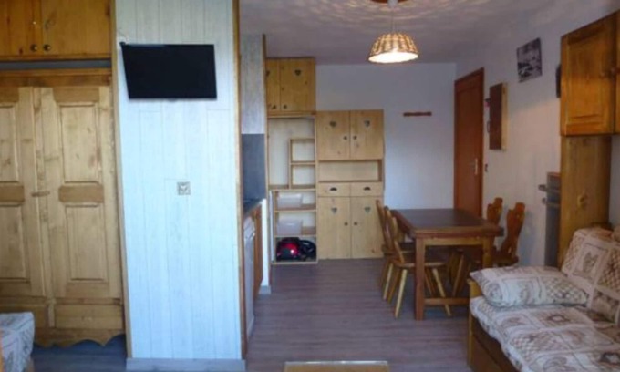 Montalbert Apartment | La Plagne-Montalbert, 4 pers studio, resort center, ski-in ski out