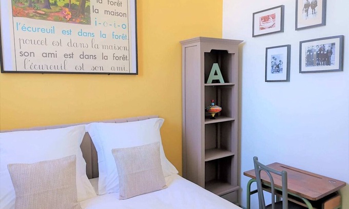 Chatelaudren Apartment | La Récréation - 2 bedrooms apartment Les Billes - Covered outdoor swimming pool