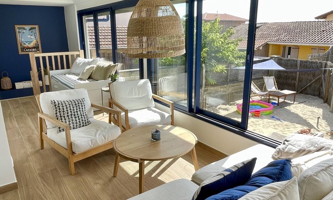 Contis-les-Bains House | La Reposée, Maison de Vacances Avec Situation Formidable à Contis x 6 Pers