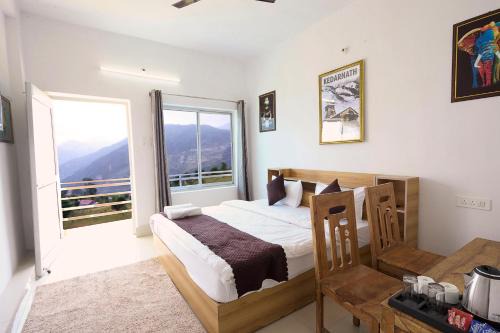 Guptkashi Hotel | LA Riqueza Sushanti Retreat - Mountain View Rooms with Balcony # Pure Veg Restaurant # Jain Food Available # Parking # Customer's choice Hotel
