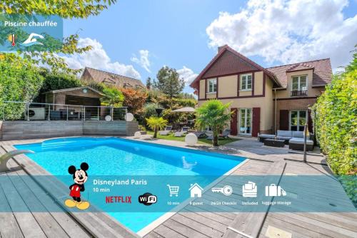 Montevrain Villa | La Villa Maupiti, 8 pers, 10 min Disneyland Paris