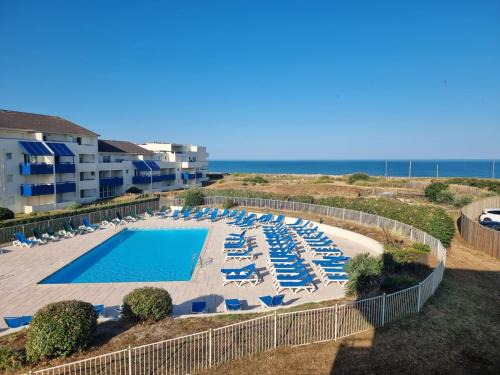 Lacanau-Ocean Apartment | Lacanau, Résidence Bleu Marine, appartements 2e étage, exceptionnels car balcon face et vue océan avec piscine ! Et avec parking réservé
