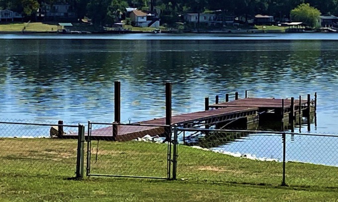 Waterloo House | Lake Greenwood Waterfront Home: fenced yard, private boat ramp & dock