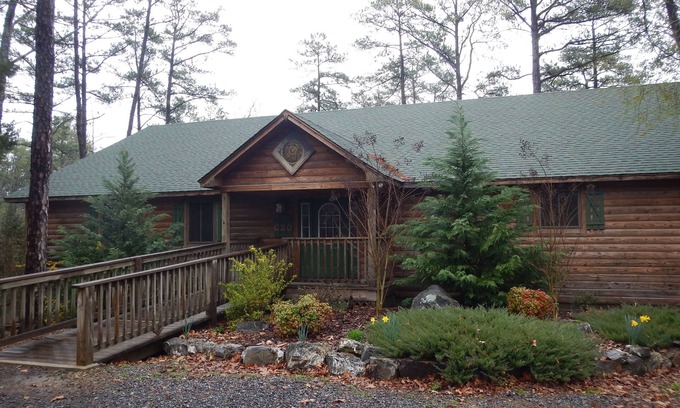 Mount Ida Cottage | Lake view three bedroom, three bath cottage with private hot tub overlooking Lake Ouachita. by RedAwning