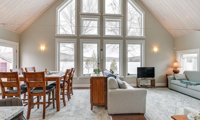 Bucksport House | Lakefront Bucksport Home w/Fire Pit + Gas Grill!