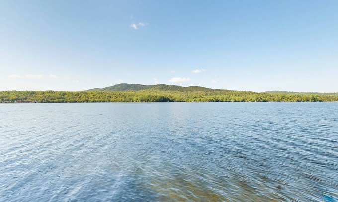 Greenville Junction Cabin | Lakefront cabin with private dock & beach access