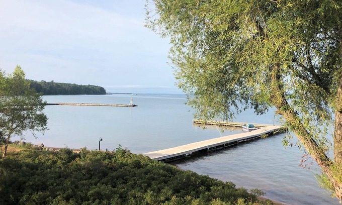 La Pointe Condo | Lakefront Condo 202 - Large Condo with shared Dock, Lake Superior Views