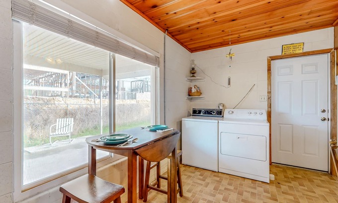 Tow Cabin | Lakefront, dog-friendly home with patio, lovely view & access to lake activities