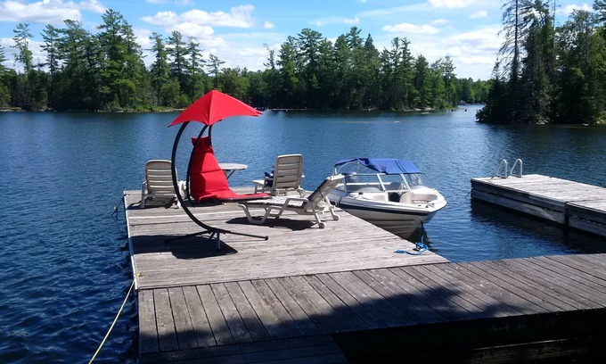 Trent Lakes Cottage | Lakefront Family Cottage with Tennis Court!