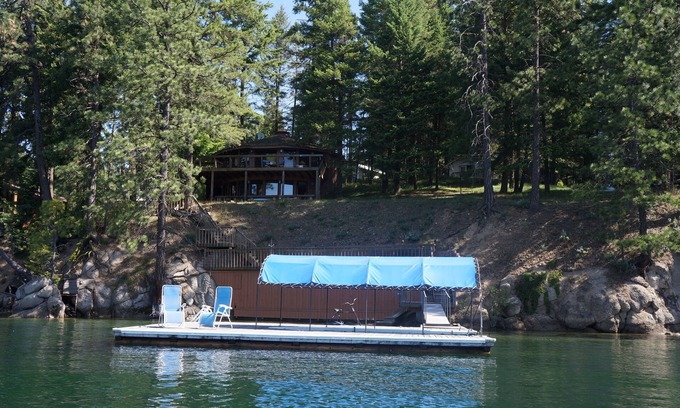 Hayden Lake House | Lakefront Family Retreat. Swim, sun, boat, beach, float, fish, relax, dream.