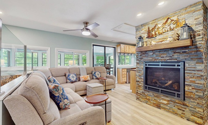 Gloversville House | Lakefront house and cottage with kayaks, hot tub, dock - in ADK Park