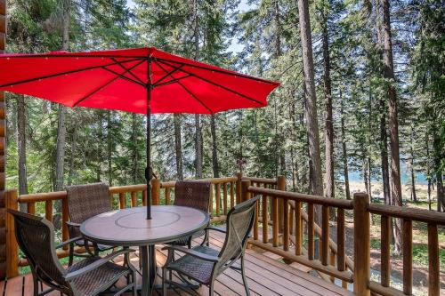 Cle Elum House | Lakefront Log Cabin with Hot Tub, Huge Game Room and Direct Access to Cle Elum Lake