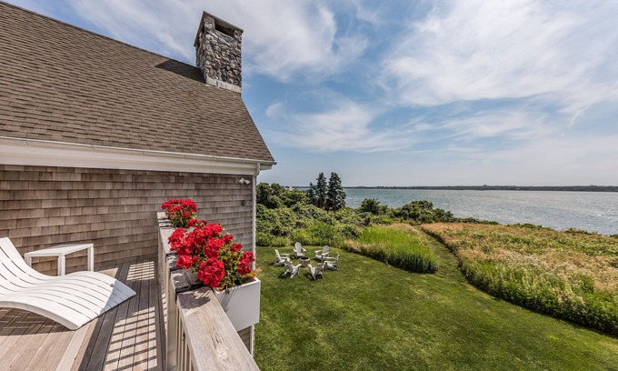 Montauk House | Lakefront Sunsets with a pool & spa.