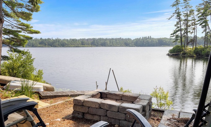 New Durham House | Lakeside Haven w/Private Hot Tub, Dock & Firepit