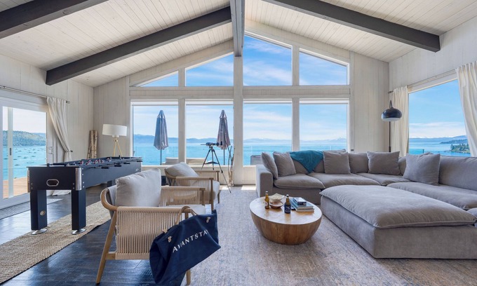 Tahoe Vista Cabin | Lakeview by AvantStay | Private Waterfront Cabin w/Hot Tub & Views