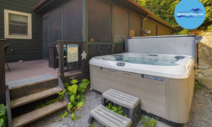 Bolton Landing House | Lakeview Lodge|Hot Tub|9 Beds|Pet Friendly|Dock Slip|Lake Views|