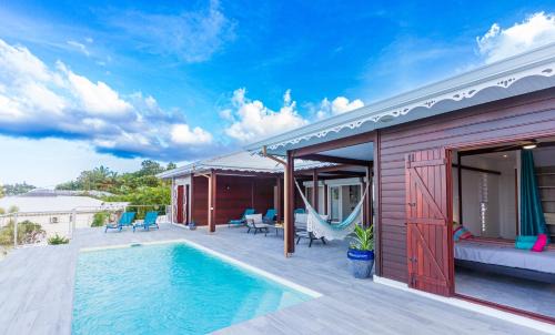Sainte-Rose Villa | Lala Mangue-4chambres-8pers-piscine privée-vue mer