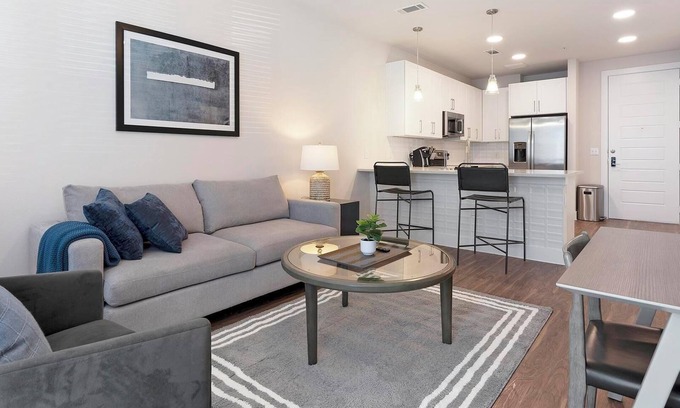 Wetmore Apartment | Landing | Spectacular 1BD, Yoga Studio, Gym