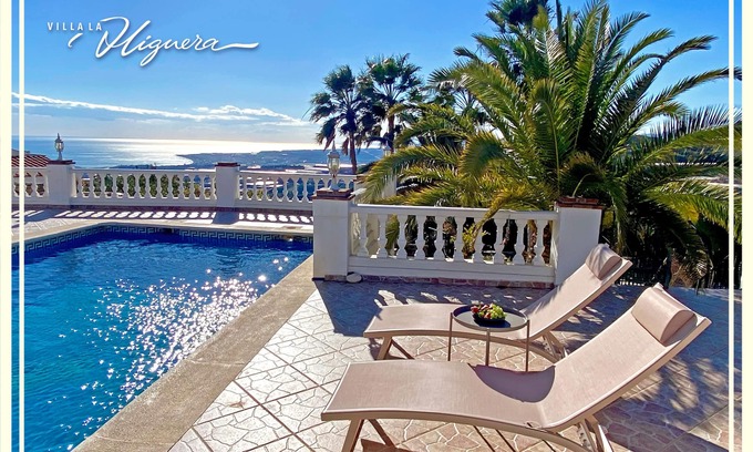 Sayalonga Villa | Large, luxury villa with private pool, sleeps 10, sea and mountain views