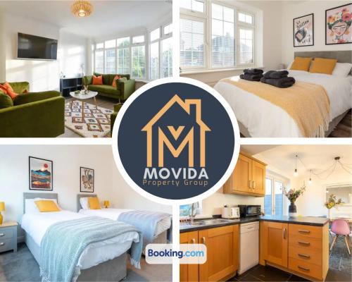 Chapeltown House | Large Modern 6 Bedroom House By Movida Property Group Short Lets & Serviced Accommodation With Games Room