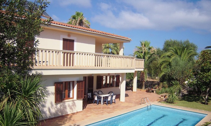 Sa Coma House | Large villa 150 beach 400sqm, pool, 6 bedrooms, 4 bathrooms, 1WC, WIFI