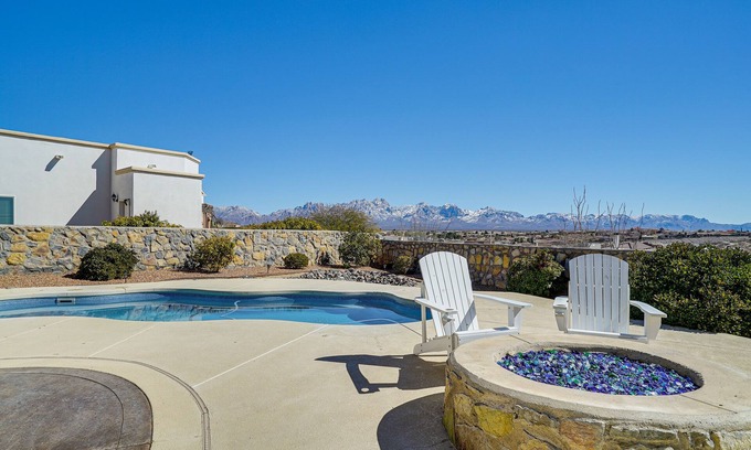 Las Cruces House | Las Cruces Home w/Mountain Views & Private Pool!
