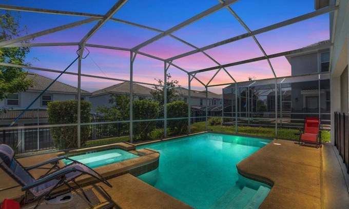 Davenport Villa | Last Minute Disney Getaway! Villa with Private Pool & Hot Tub. Book Now! #118517
