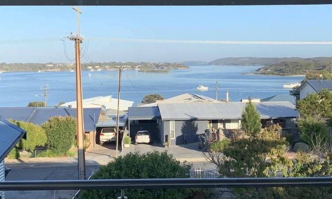 Lake Wangary House | Laura's Place with scenic views of the Bay from upstairs and downstairs