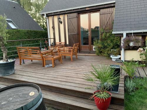 Merville-Franceville-Plage Ski Chalet | Le chalet Normand