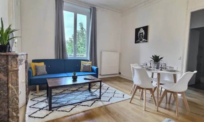 Nord - Gare Apartment | Le Charme de Leboindre, 2bed,station & center Free Park