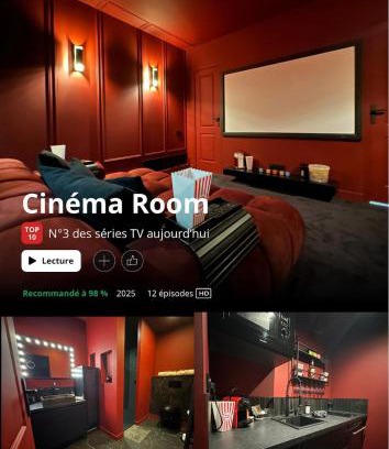 Macon Apartment | LE CINÉ-ROOM, T2, Netflix, Prime, Hyper-centre