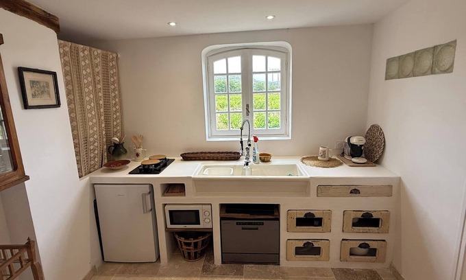 Vaison-la-Romaine Apartment | Le clos des Pigières P'tit Gîte in the countryside 2 mn from Vaison la Romaine