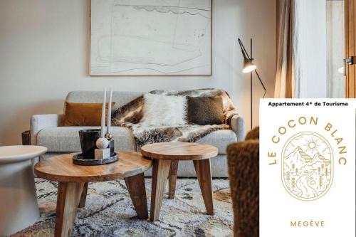 Megeve Apartment | Le Cocon Blanc - Appartement « cosy & chic »