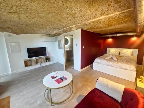 Saint-Etienne-de-Chigny Apartment | Le Cocon Troglodyte