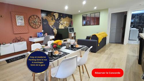 Bram Apartment | LE CONCORDE-WIFI-Clim-Parking-3étoiles-OcKeys