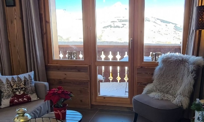 Bellentre Apartment | Le Confidentiel : Apartment High Standing 6 Pers PARADISKI 4 *Vue Mont Blanc