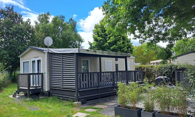 Gastes House | Le Cozy'Land : Superb, calm and bright mobile home in a 4* campsite
