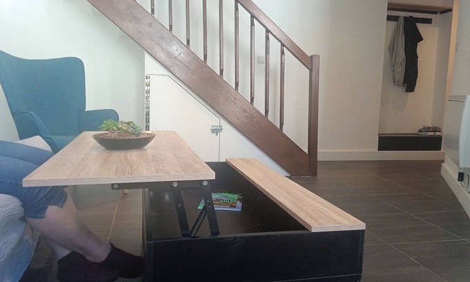 Saint-Etienne Apartment | Le Duplex d'Abi, quiet, overlooking courtyard, close to the center of Saint Étienne