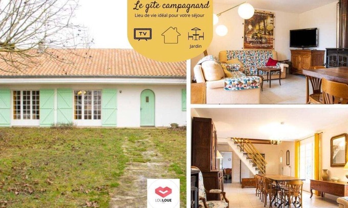 Migne-Auxances House | Le gîte campagnard à 10 min de Poitiers