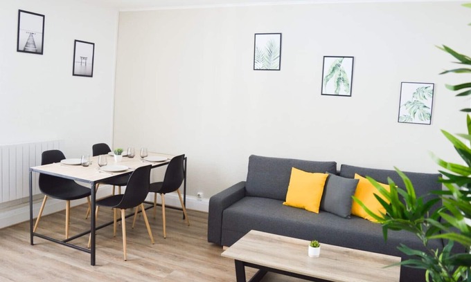 Saint Joseph/Mittelharth Apartment | "Le Green St Léon"lit Queen Size Idéal Couple