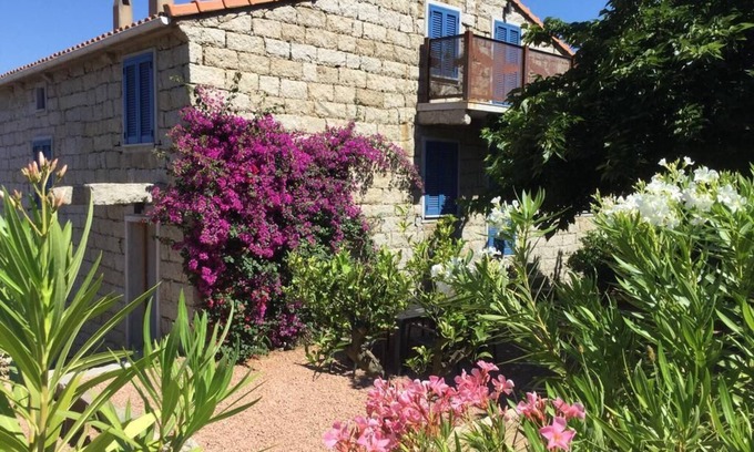 Figari Cottage | Le Moulin de Figari-Gîte-Ensuite with Shower-Family-Pool view