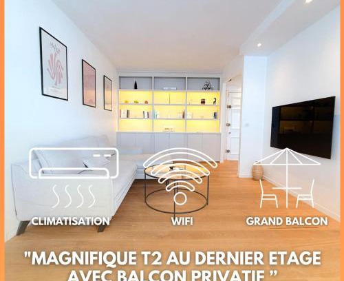Carnot Apartment | Le Noé By ApiRent #Climatisation #Wifi #Balcon