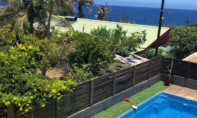 Trois-Bassins Apartment | Le Rêve Tropical T3 with 2 bedrooms, one on mezannine