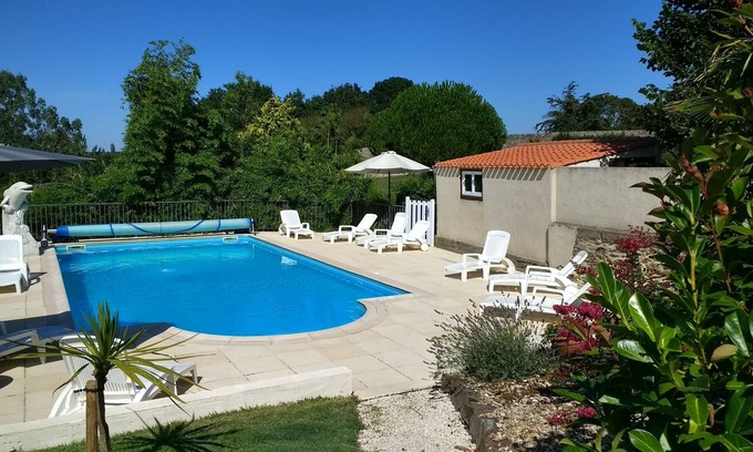 Bourgenay Cottage | Le Vieux Logis, Piscine Chauffée, à 5 km de la mer