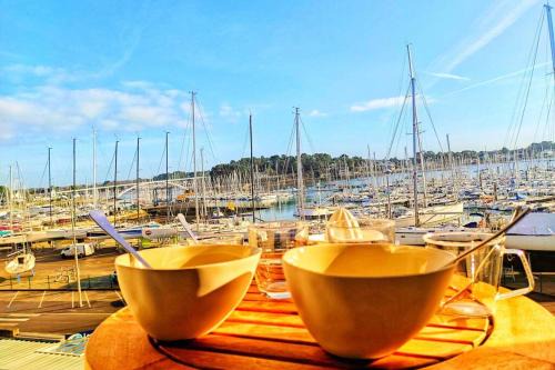 La Trinite-sur-Mer Apartment | Les Balcons de La Trinité - Vue sur mer et le port