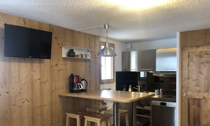 La Grave Apartment | Les balcons de la Meije n ° 27- Bright, very large balcony, very well equip