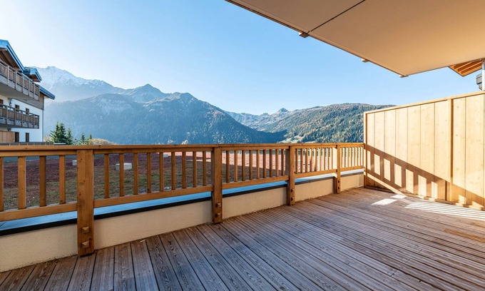 Plan Peisey Apartment | Les Cristaux Blancs - Station de ski à pied