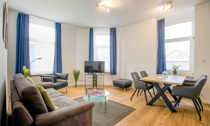 Borkum Apartment | Leuchtturmblick: Moderne Ferienwohnung für Zwei auf Borkum